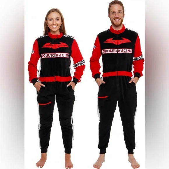 Funziez Pants Funziez Racecar Driver Adult Plush Onesie